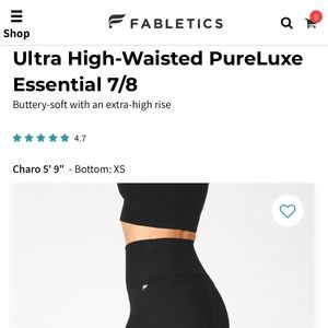 Fabletics PureLuxe 7/8 Leggings